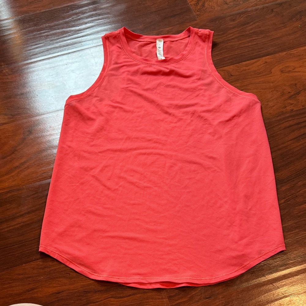 Lululemon high neck running and training tank top